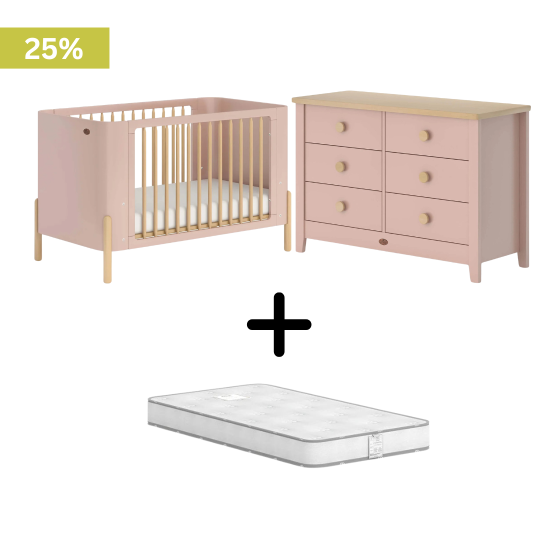 Boori - Nova 2 Piece Crib Set with 6 Chest of Drawer